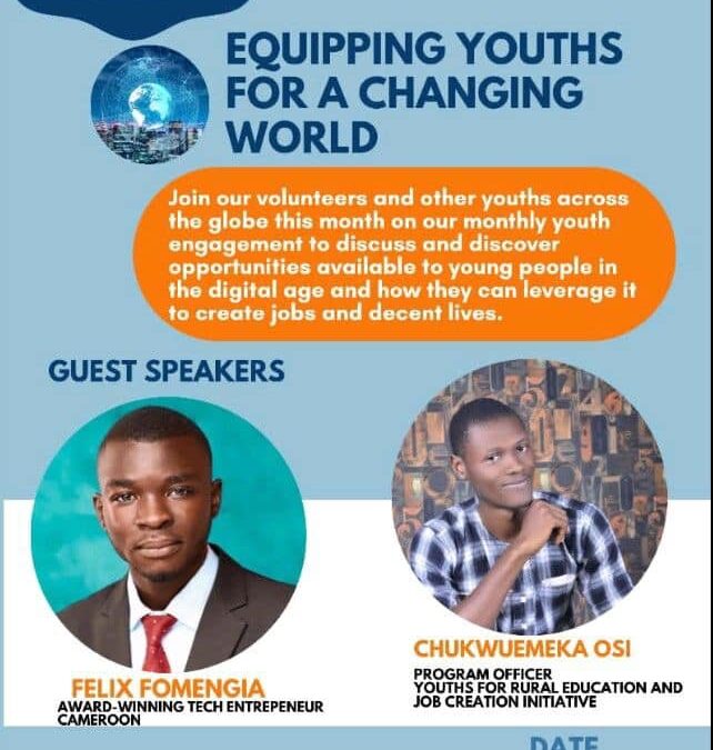 Felix Fomengia to speak at Digital Workshop by Youths for Rural Education and Job Creation Initiative, Nigeria.