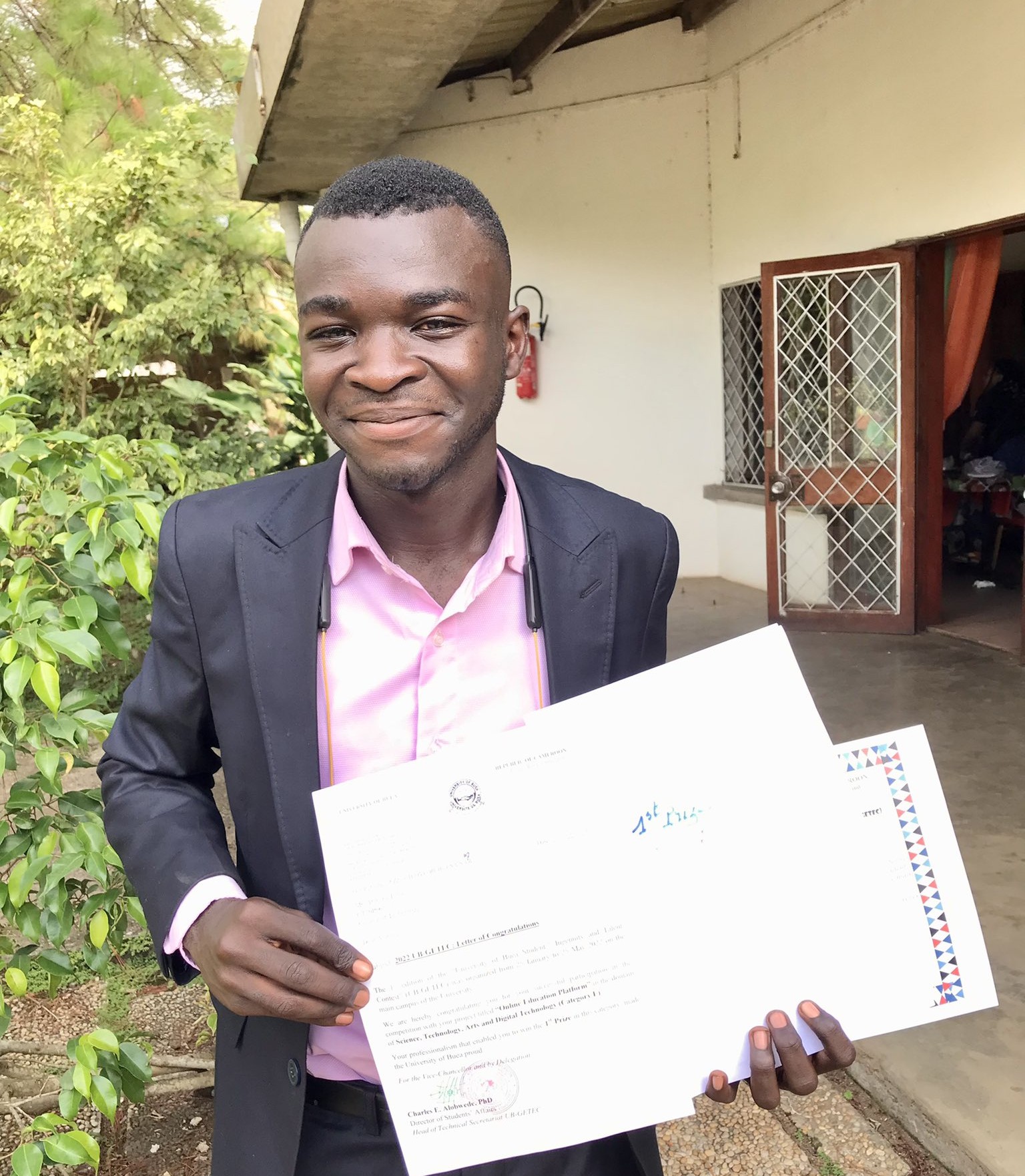 1st Prize, 2022 University of Buea Ingenuity and Talent Contest (UB-GETEC)